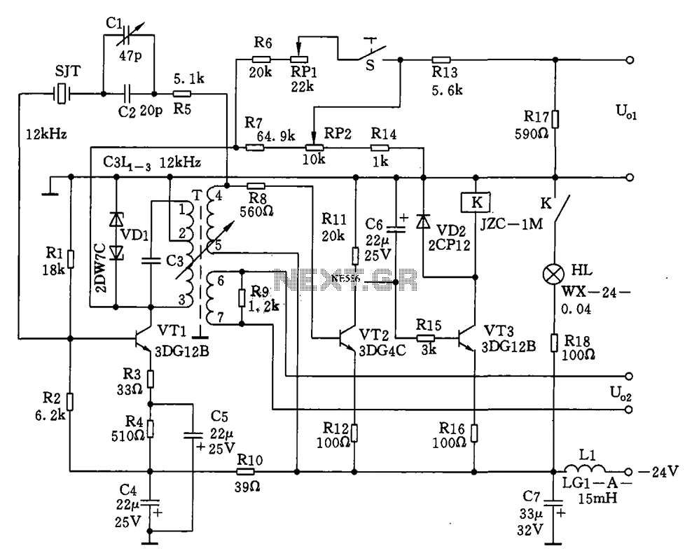 12kHz IF oscillator circuit diagram – Circuit Schematic