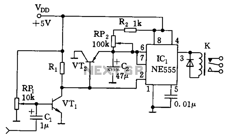 4h 556 composed of a timing circuit diagram circuit