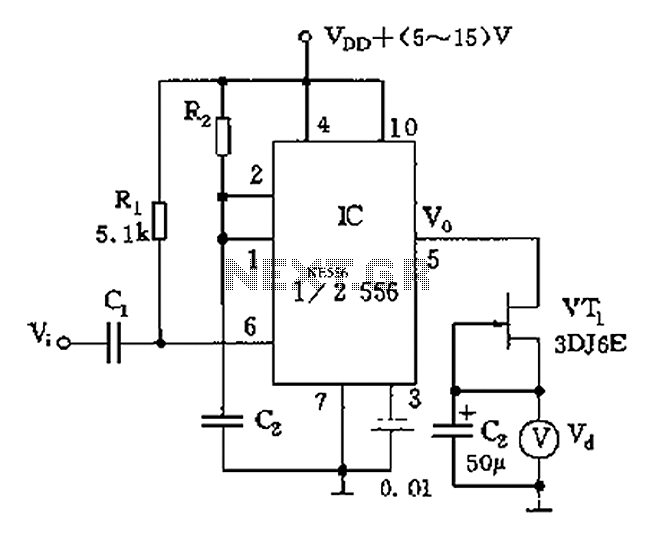 555 tachometer circuit diagram – Circuit Schematic