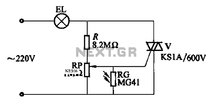 Automatic light control one lamp lighting circuit b circuit