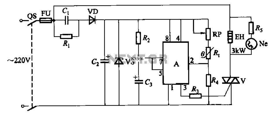 Automatic temperature control circuit