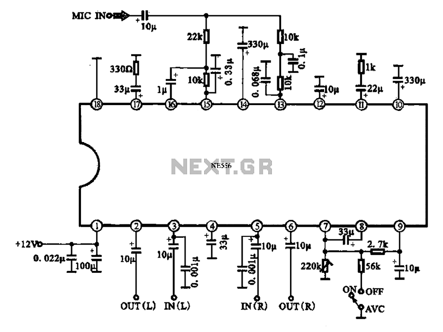 Automatic volume change with the ambient noise control circuit