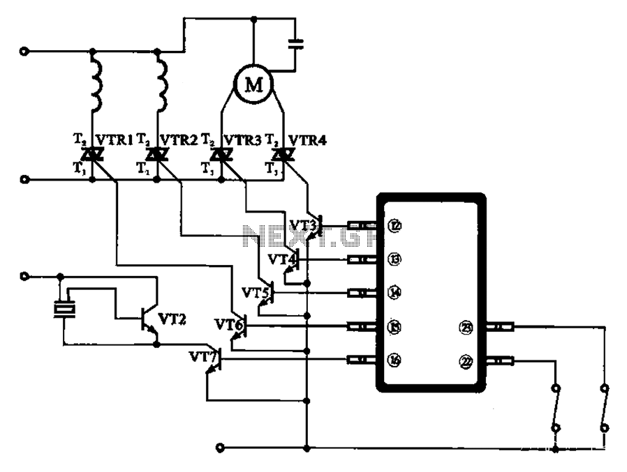 Automatic washing machine motor driver schematic – Circuit Schematic