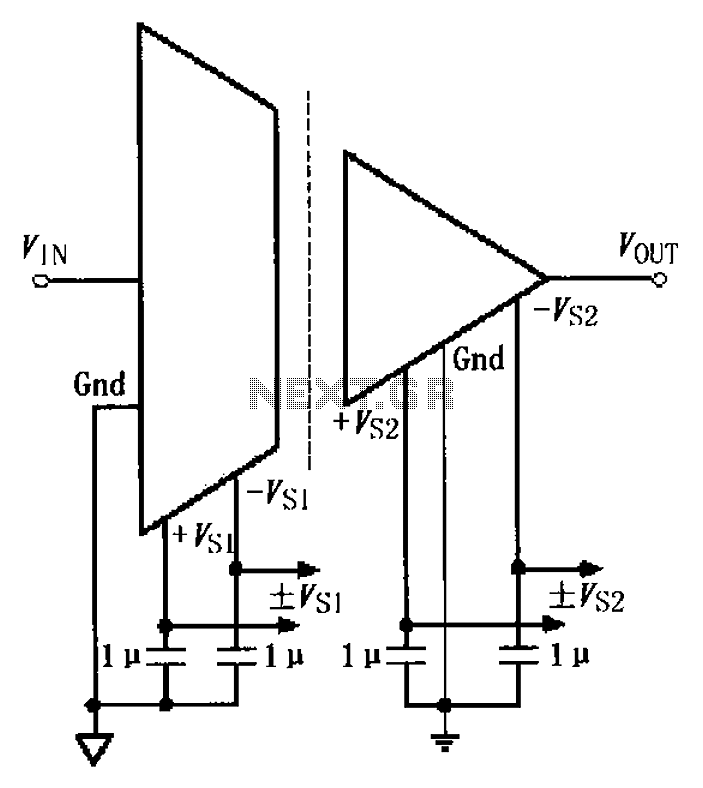 Basic circuit diagram connection ISO122 124 power supply and signal – Circuit Schematic