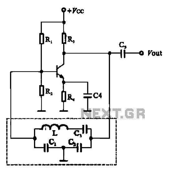 Clapp oscillator – Circuit Schematic