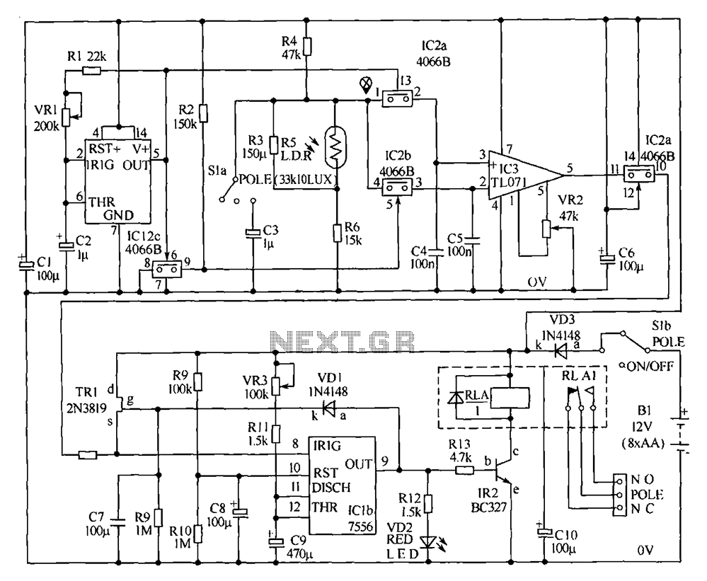 High sensitivity alarm circuit
