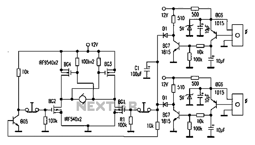 Homemade infrared automatic door controller circuit – Circuit Schematic