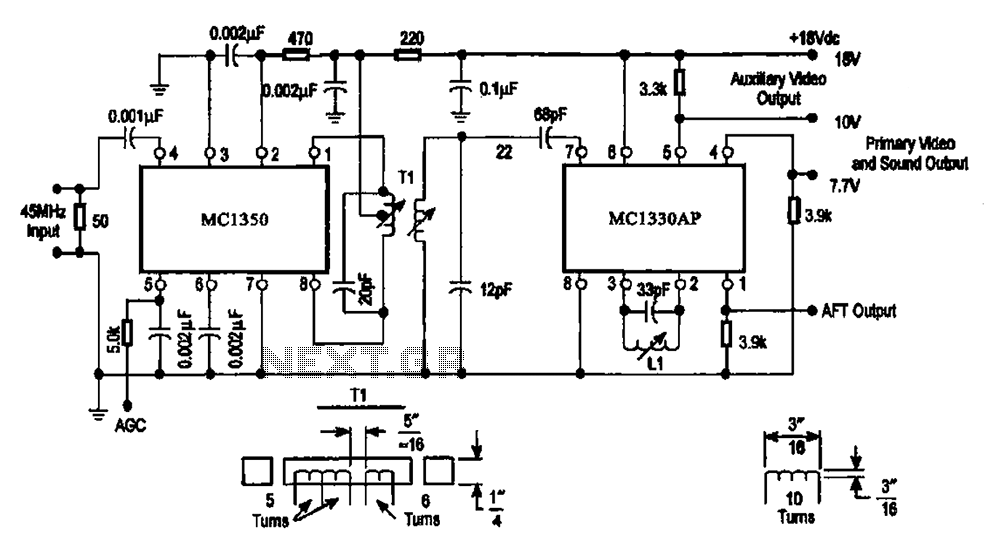 IF processing - video detector circuit – Circuit Schematic