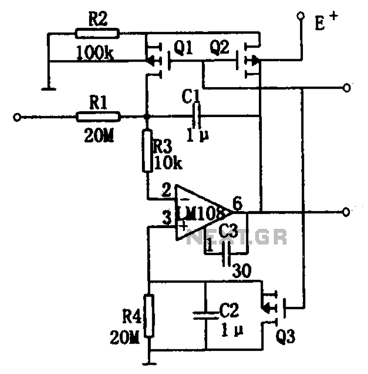Low drift integrator circuit