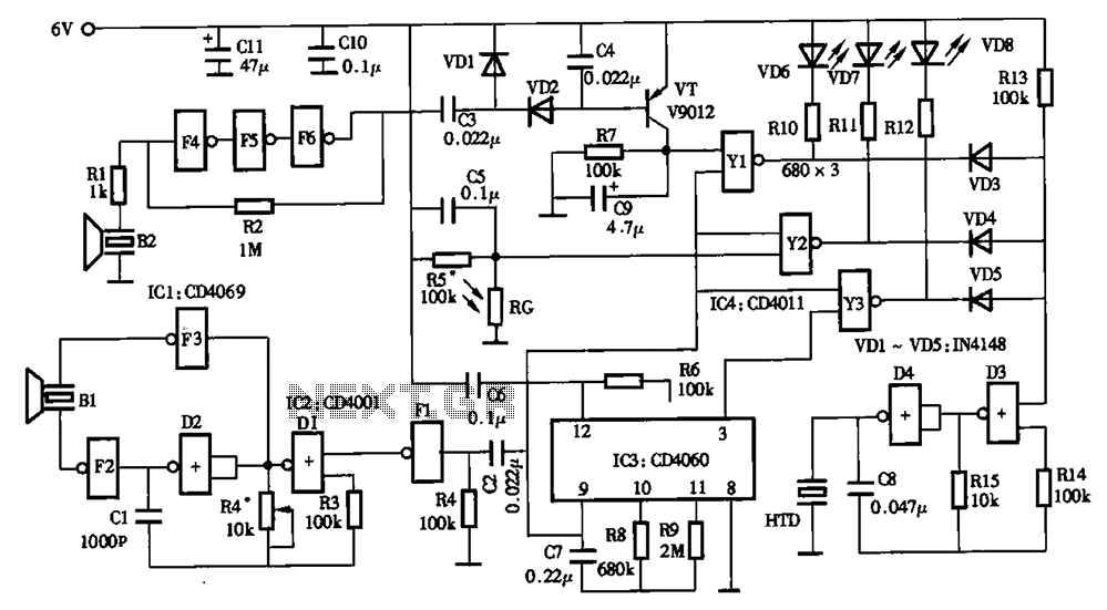 Low power timer switch circuit