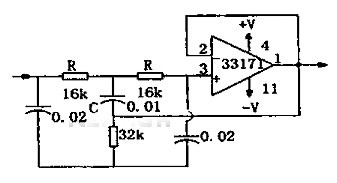 Notch filter circuit diagram MC33171 – Circuit Schematic