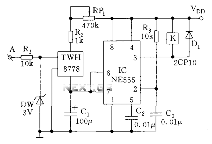 Optionally extended charging pulse count switch circuit diagram – Circuit Schematic