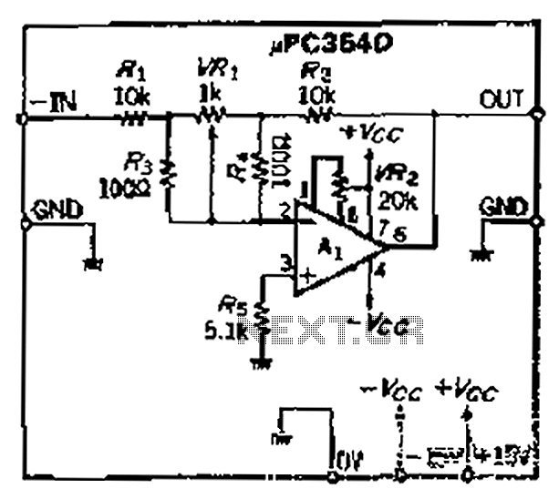 Precision polarity switching circuit by conventional elements circuit
