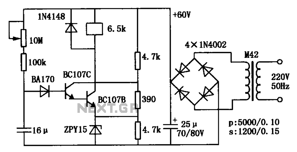 Pull transistor relay delay circuit diagrams – Circuit Schematic