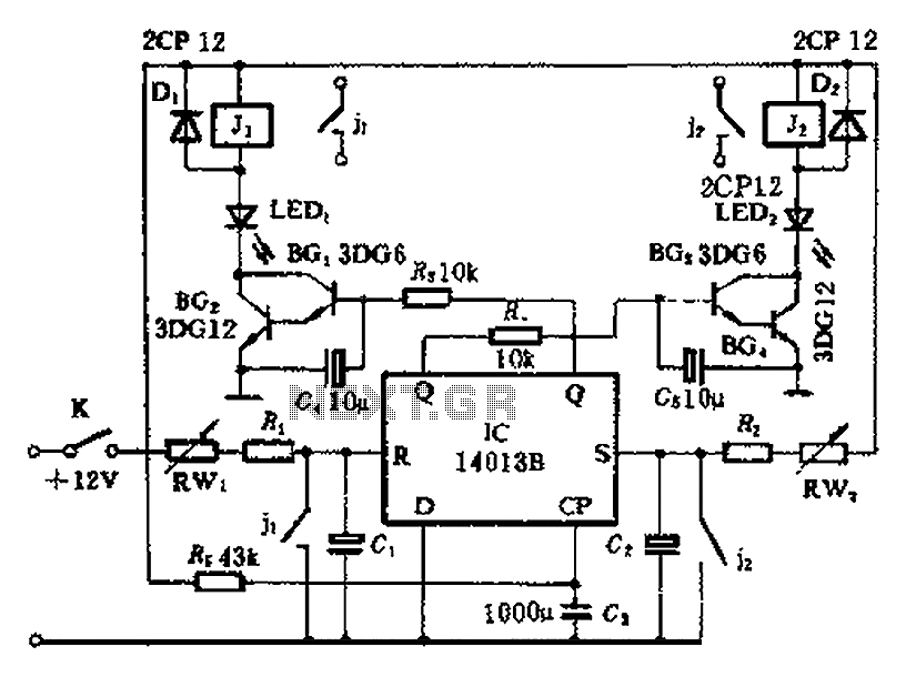 Sequential timing control circuit diagram – Circuit Schematic