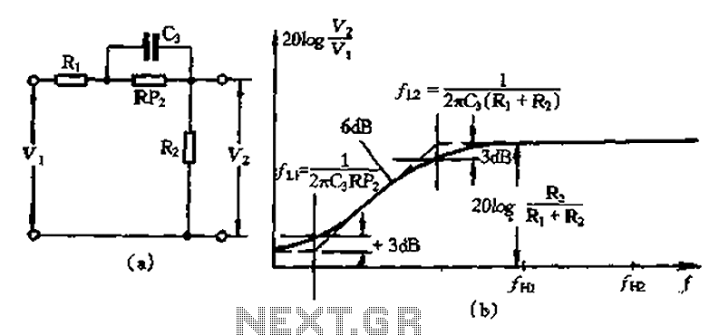 Simplified circuit bass attenuation – Circuit Schematic