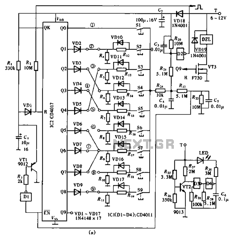 Super lock circuit diagram circuit