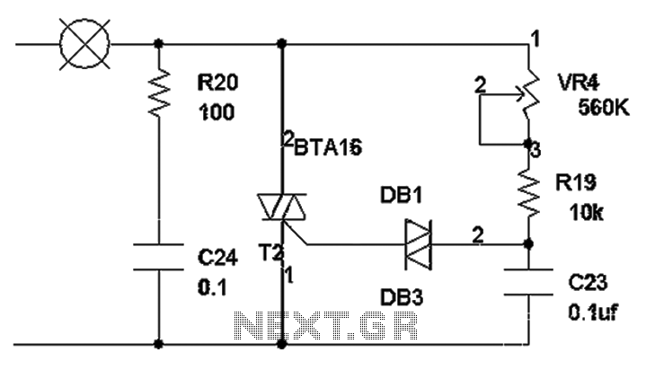Triac dimming circuit diagram circuit