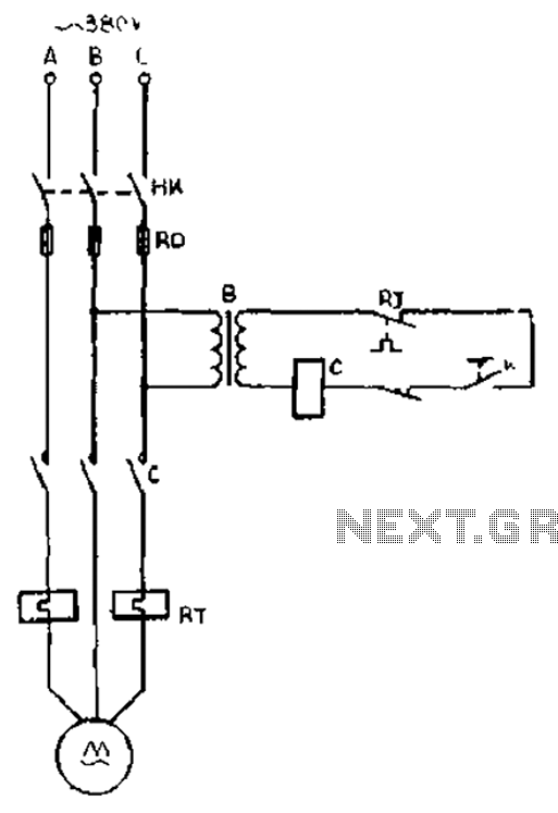 Turning gear from idling stop circuit diagram – Circuit Schematic
