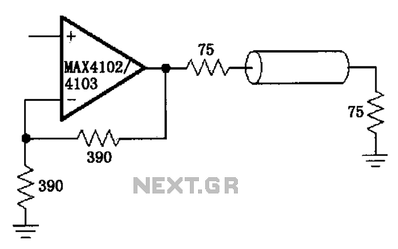 Video by MAX4102 4103 RF distribution amplifier circuit diagram circuit