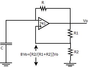 Astable Multivibrator Using 741 Op-Amp – Circuit Schematic