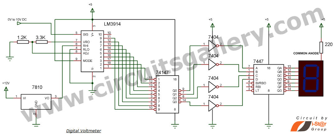 Digital Voltmeter of your Own circuit