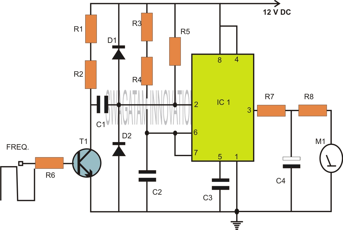 how to build inexpensive frequency – Circuit Schematic