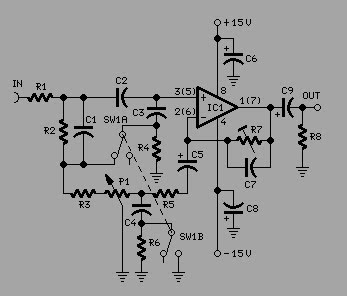 active loudness circuit schematic circuit
