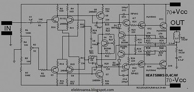 power amplifier mj15003 mj15004 circuit – Circuit Schematic