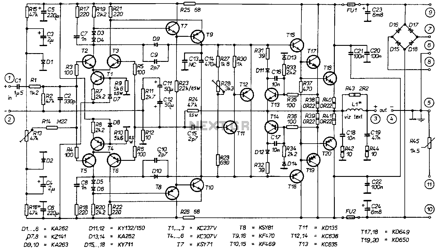 DPA 220 schematic – Circuit Schematic