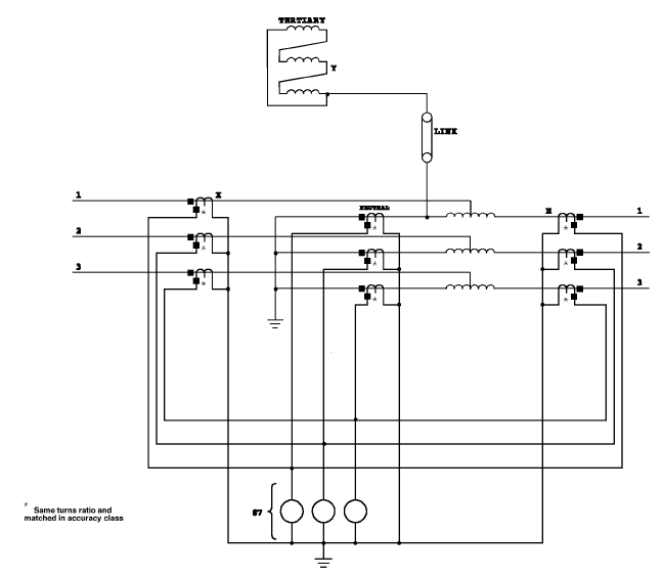 HIGH-IMPEDANCE RELAYS SCHEMATIC DIAGRAM – Circuit Schematic