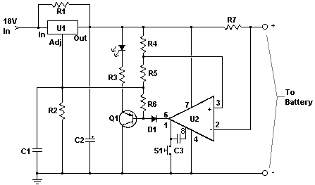 car battery charger circuit