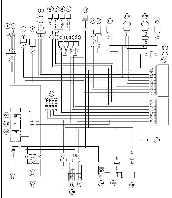 Wiring schematic for 2005 636 Kawasaki circuit