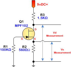 JFET iPod preamplifier circuit