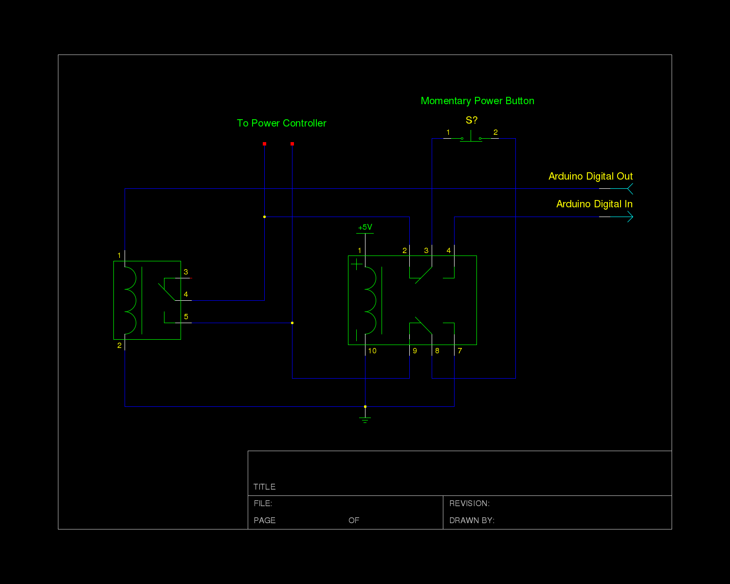 Hard but soft power switch for Arduino circuit