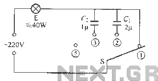 Capacitive Dimmer switch circuit