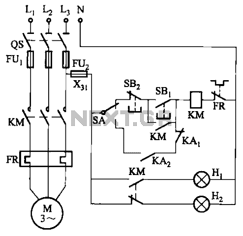 Control circuit of automatic water circuit