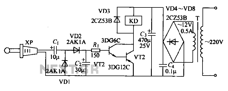 Radio remote control circuit