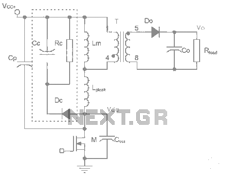 Flyback converter circuit Clamp circuit