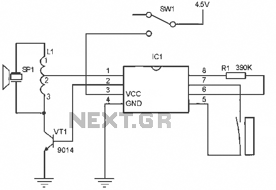 Menci alarm produced schematic circuit diagram circuit