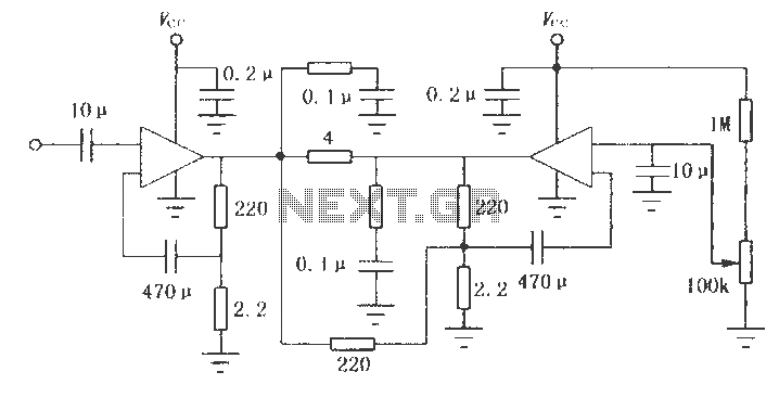 LM2002 Series 8W audio power amplifier circuit