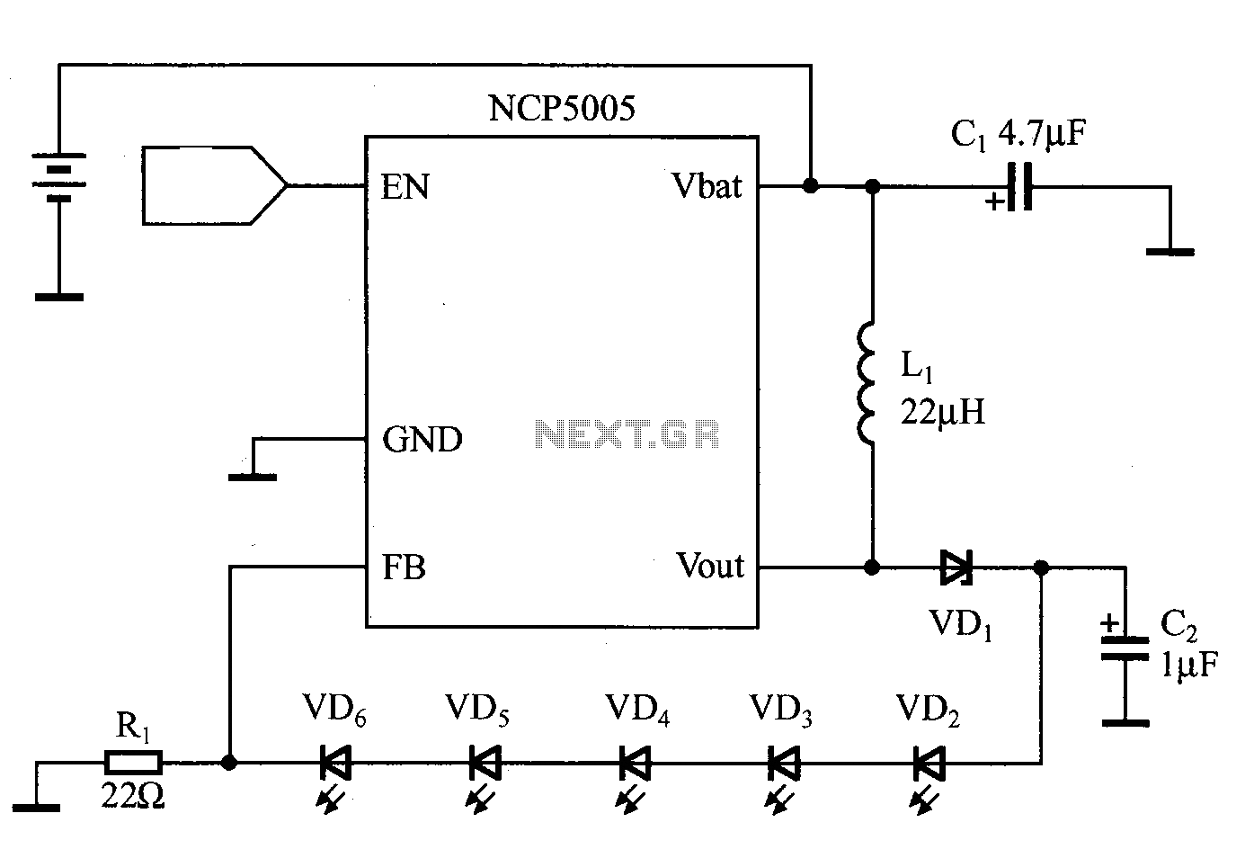 Changes inductive boost LED Driver circuit