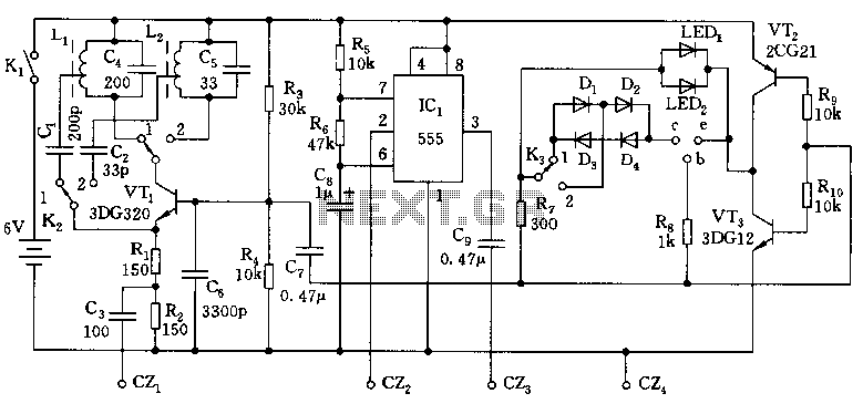 555 multi-purpose repair circuit diagram circuit
