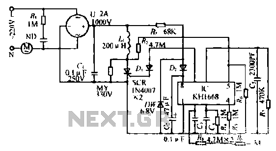 Touch a fan speed control circuit