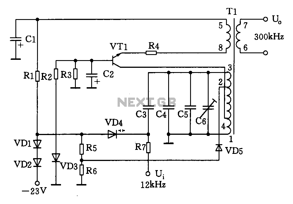 300kHz signal generator circuit