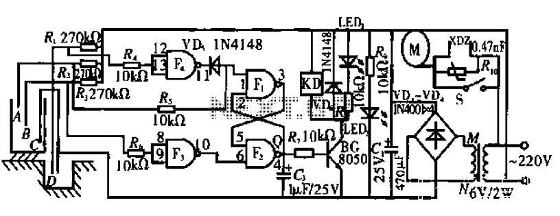 High-performance automatic water level controller circuit