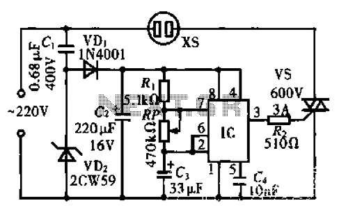 Nature simulator with 555 circuit