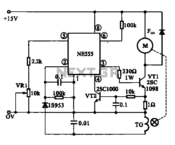 Miniature DC Motor Speed Control circuit