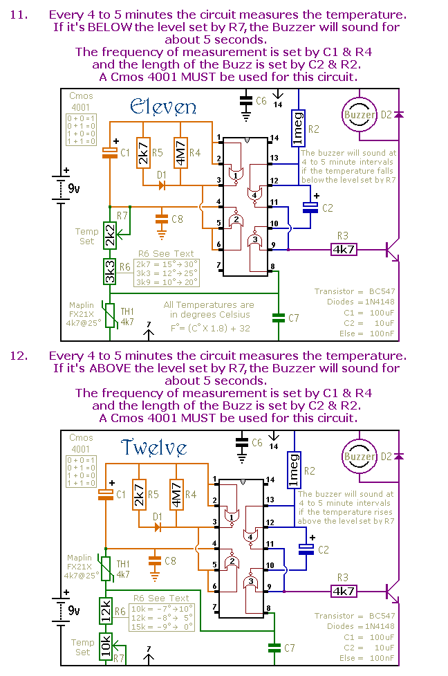 Mini Alarms circuit