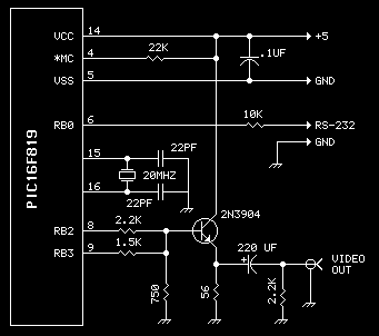 Video title generator – Circuit Schematic